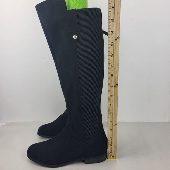 Anne Klein Audrey knee high Riding Boot Black Size 6M - Picture 3 of 13